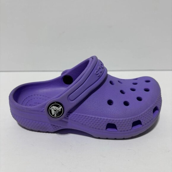 Crocs Toddlers’ Classic Clogs Purple, Girls’ Size 9 M - Picture 1 of 5